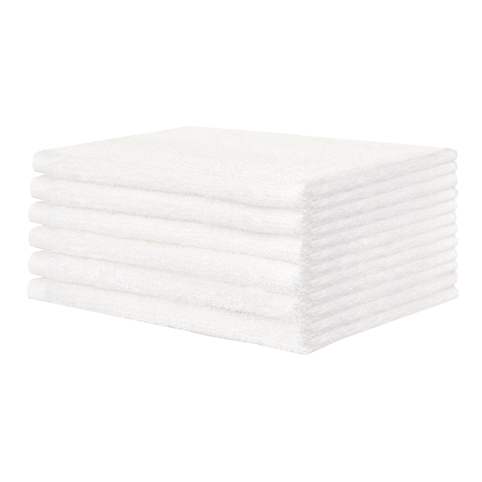 Washcloth 12 X 12 3/4 Inch White Reusable