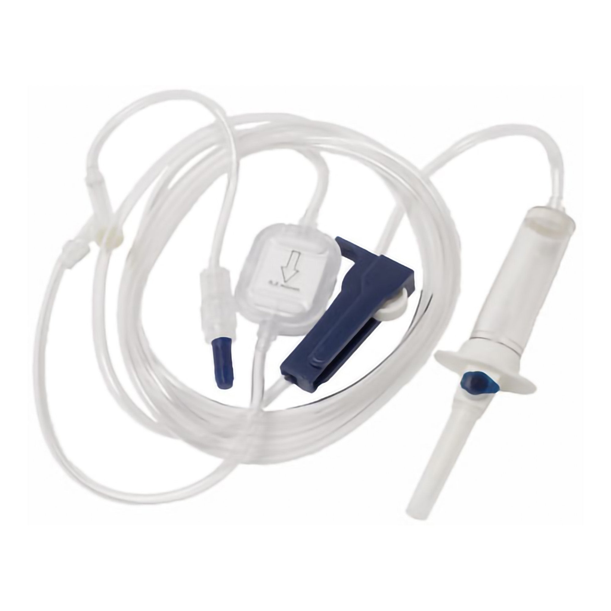 Primary IV Administration Set TrueCare Gravity 1 Port 20 Drops / mL Drip Rate 15 Micron Filter / 0.2 Micron Filter 92 Inch Tubing Solution Without Flow Regulator