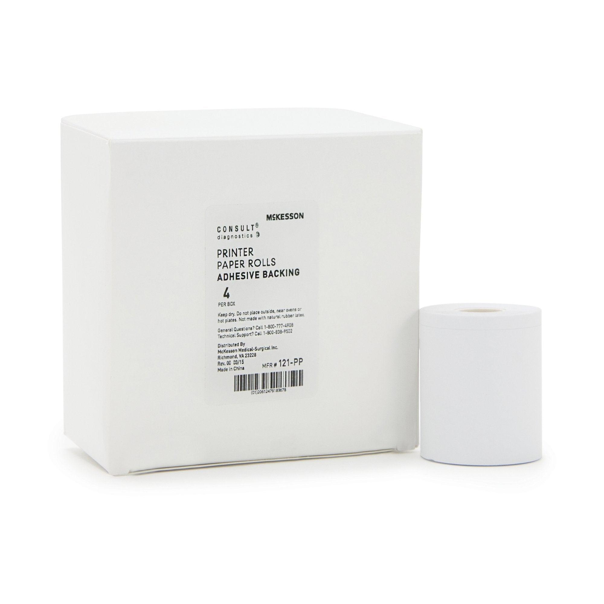 Printer Paper Rolls McKesson Consult McKesson 120 or McKesson Consult U120 Ultra Urine Analyzer