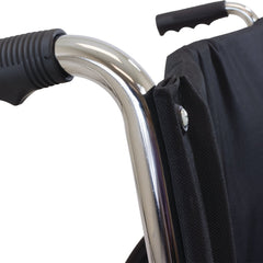 Probasics Heavy Duty K0007 Wheelchair with Detachable desk-length and Seat with Swing Legrests ,8" Front 24" Back Wheels ,450-600 lbs Weight Capacity ,24x18inch ,WC72418DS