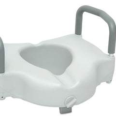 ProBasics Raised Toilet Seat with Lock and Arms,