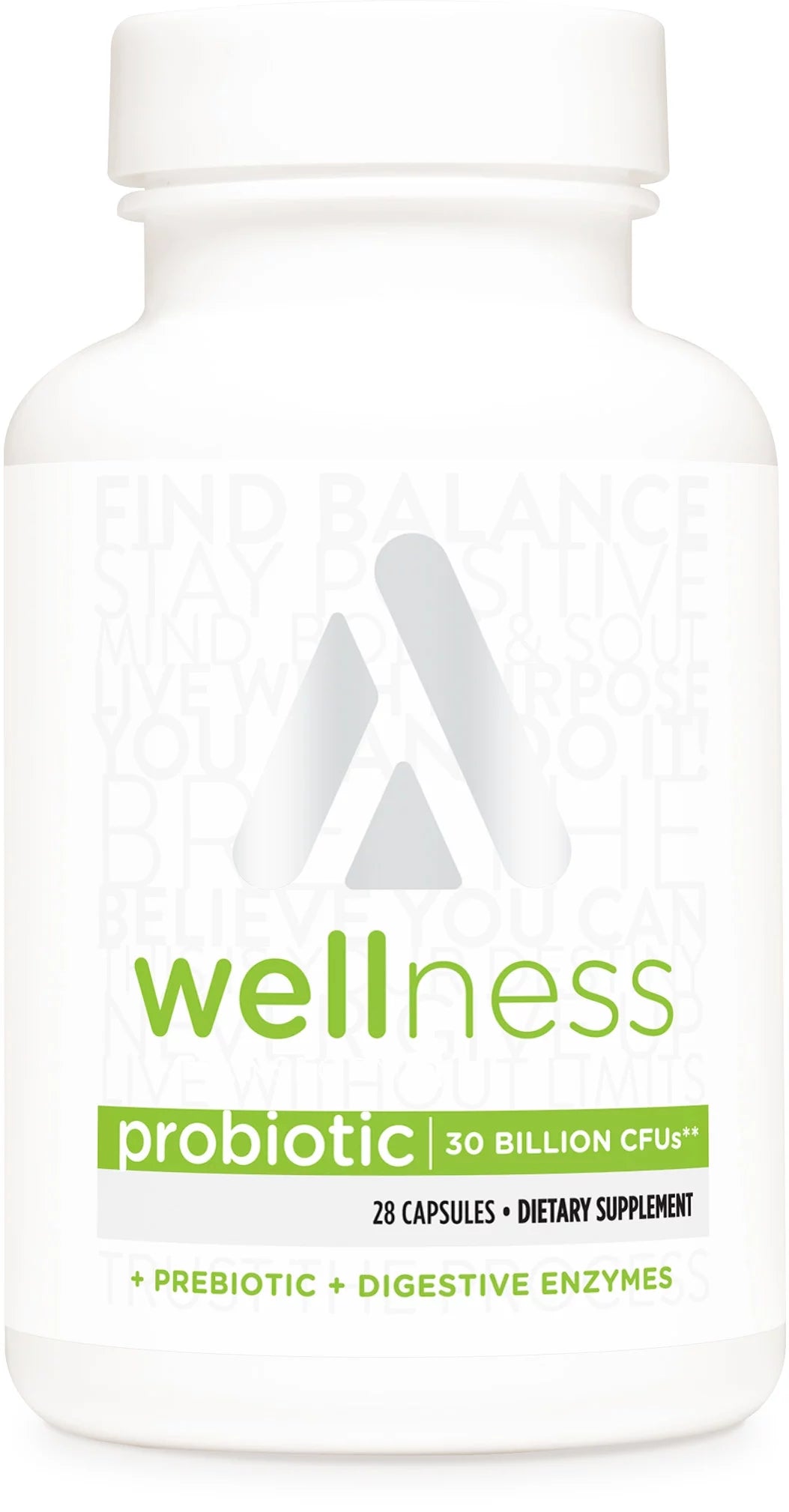 Probiotic (>10 Billion CFU) with Prebiotic + Digestive Enzymes Supplement, 28 Capsules