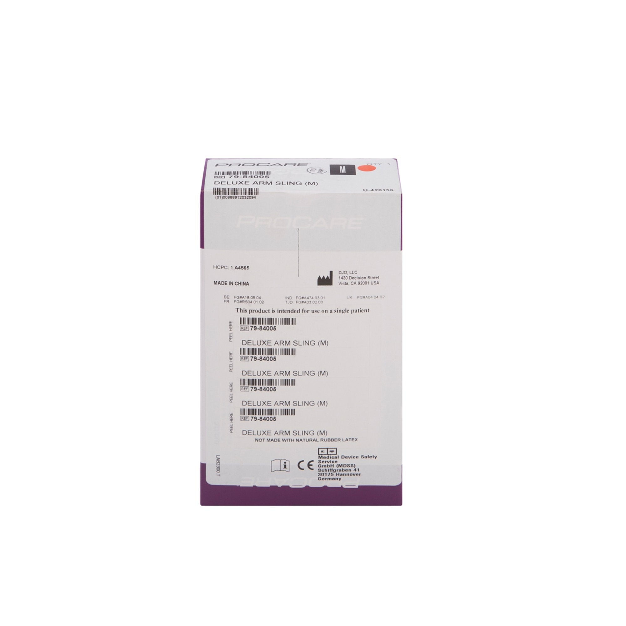 procare deluxe arm sling medium procare deluxe arm sling with shoulder pad mk380620ea