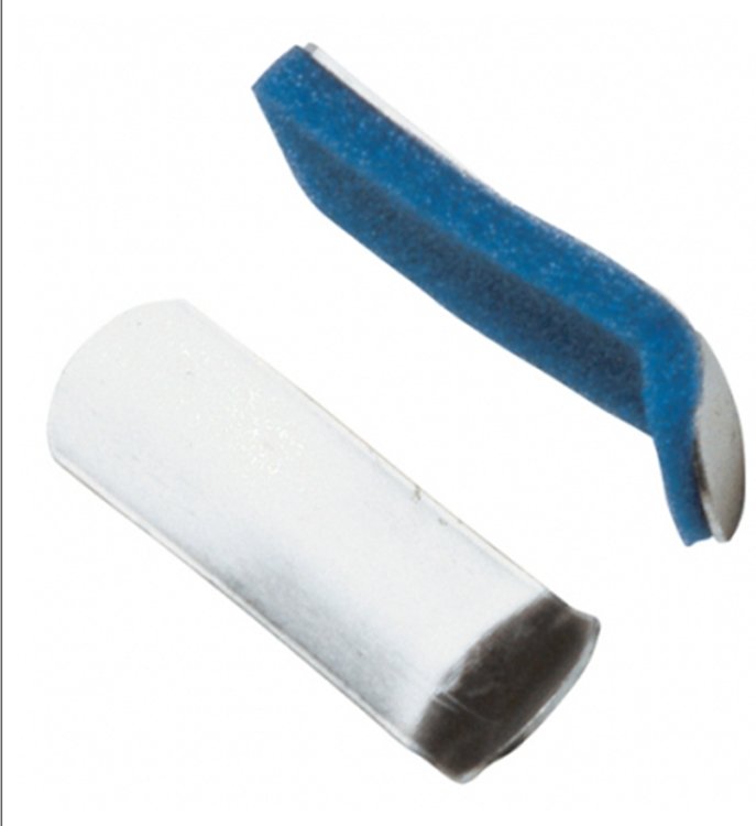 Finger Splint ProCare Large Without Fastening Left or Right Hand Blue / Silver