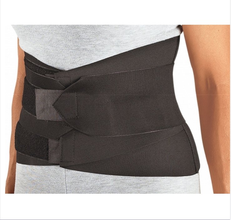 Back Support ProCare X Large Hook and Loop Closure 45 to 53 Inch Waist or Hip Circumference 9 Inch Height Adult