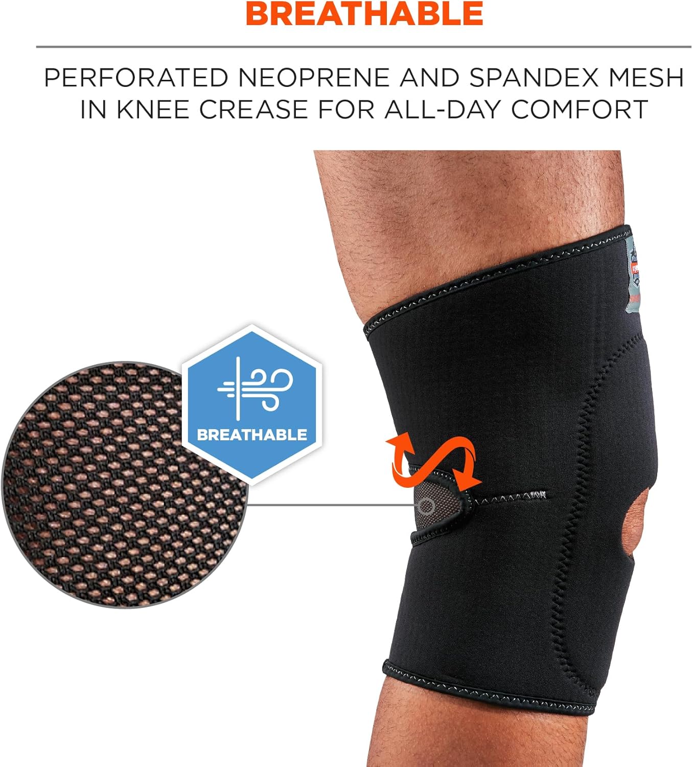 proflex open patella knee sleeve medium proflex knee support mk809683ea