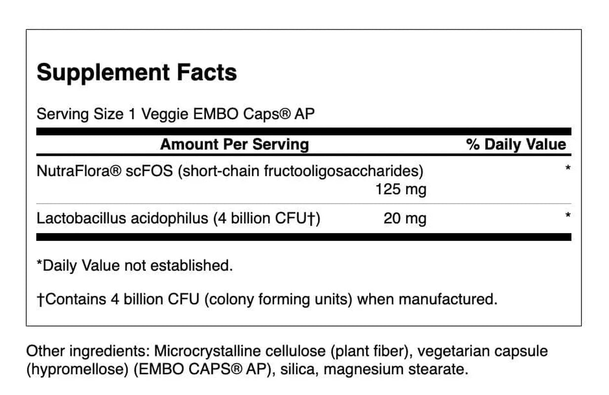 Prolacto Acidophilus 4 Billion Cfu 60 Vegan Caps 2 Pack