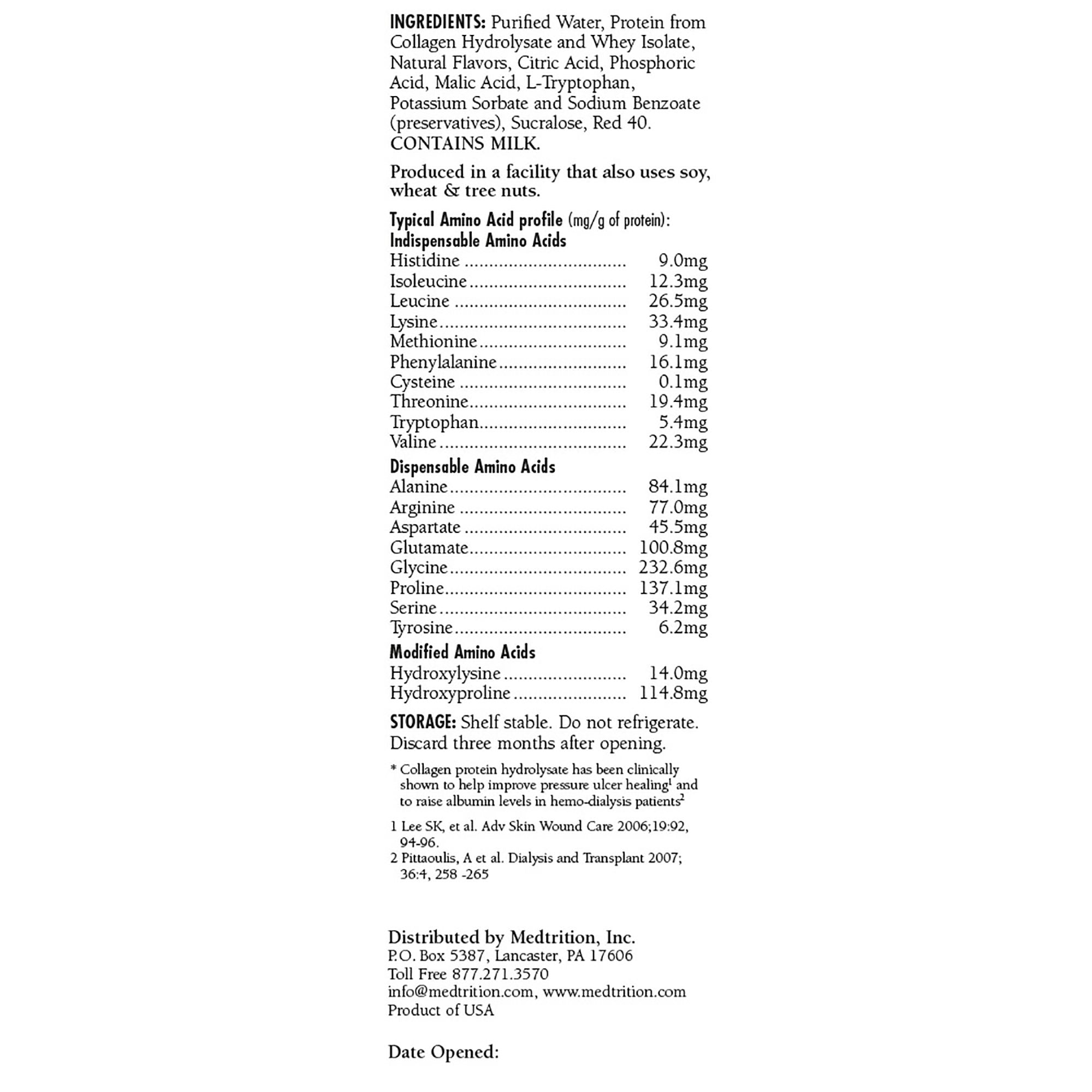 prosource nocarb berry punch collagen and whey protein formula 32 ounce bottle prosource nocarb oral supplement mk709355ea