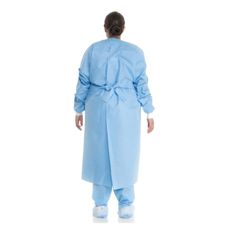 protective procedure gown halyard x large blue nonsterile not rated disposable packaging type case