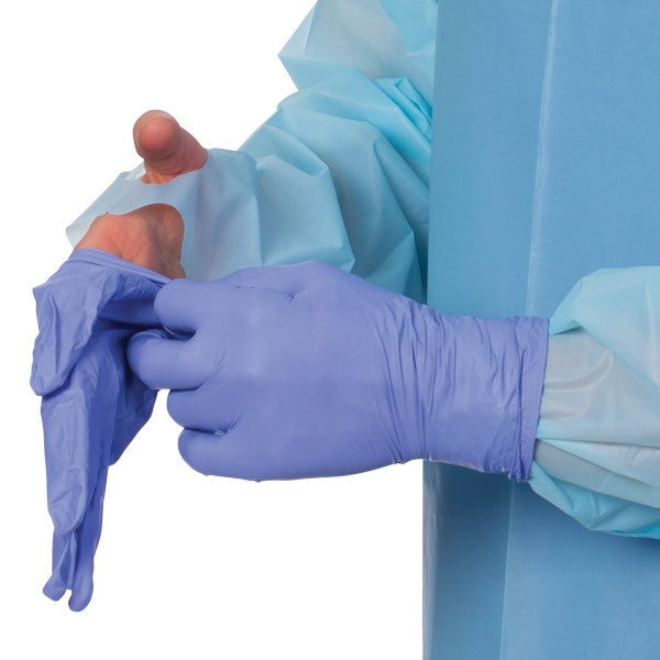 protective procedure gown premier pro one size fits most blue nonsterile not rated disposable packaging type box