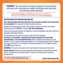 puramino jr medical food amino acid based nutrition powder vanilla 14 1 oz puramino jr pediatric oral supplement mk1162584ea