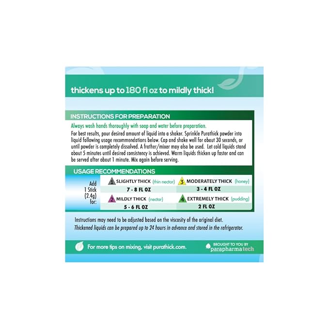 purathick thin nectar beverage thickener purathick food and beverage thickener mk1217204ea