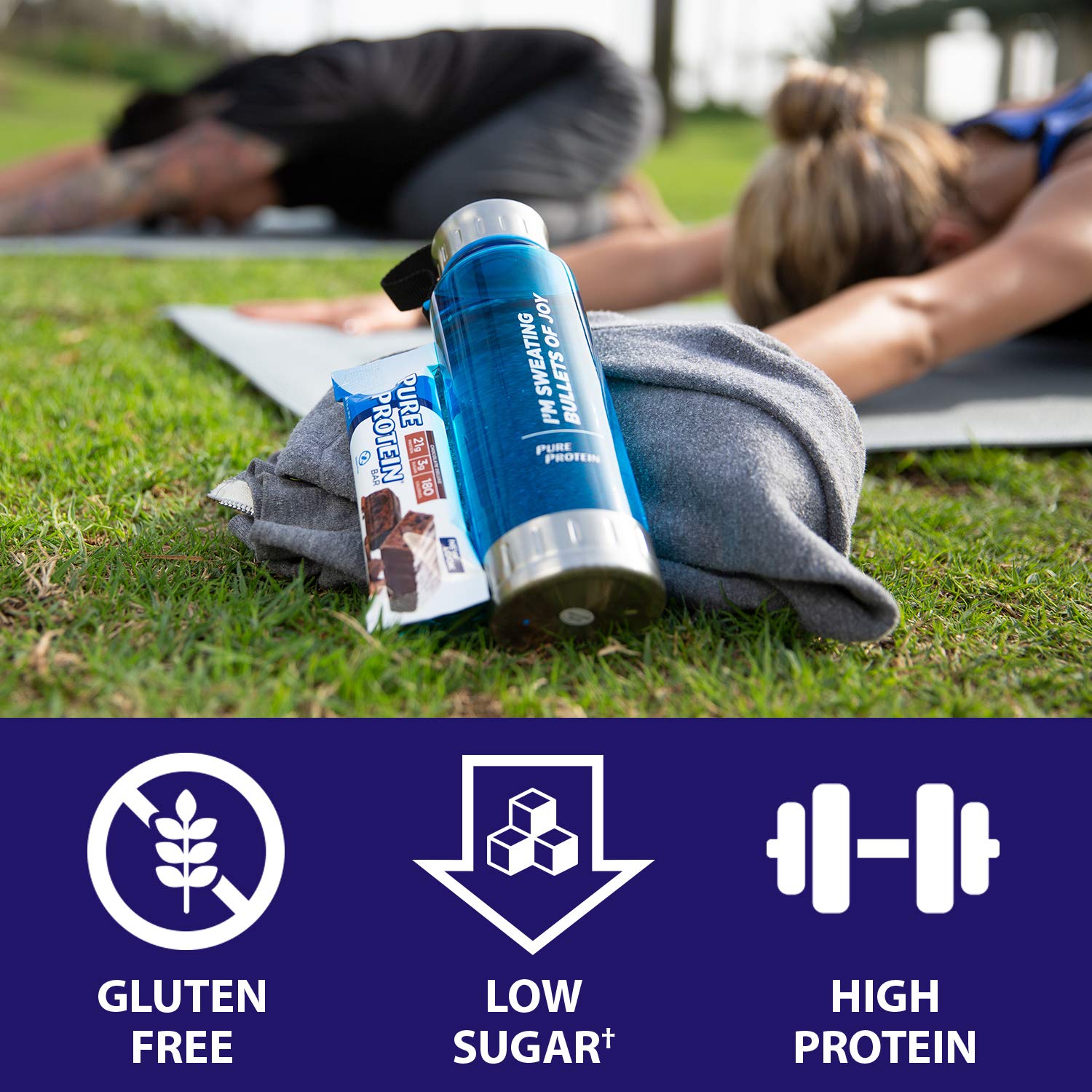 pure protein bar chocolate deluxe case of 6 50 grams