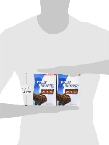 pure protein bar chocolate deluxe case of 6 50 grams