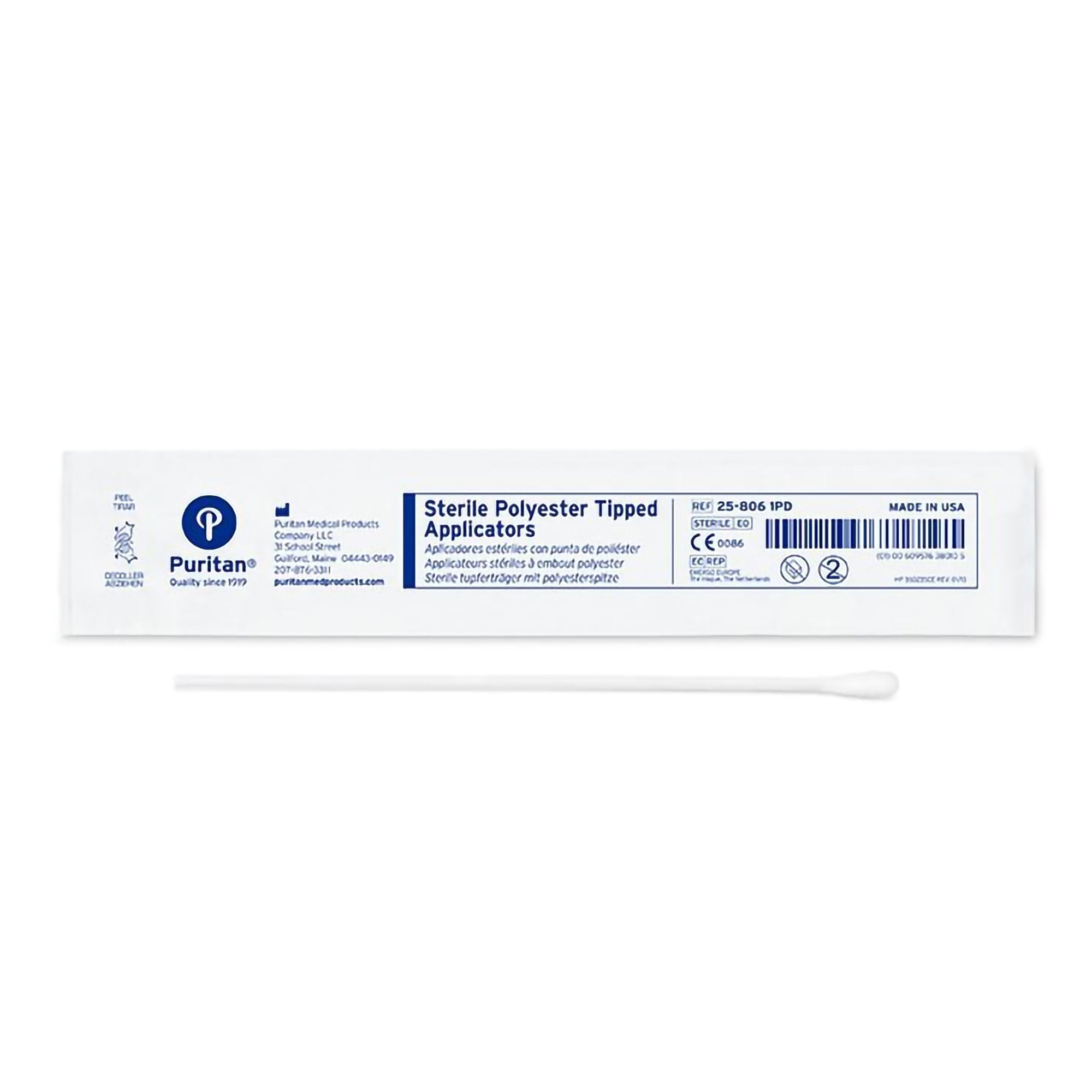 Puritan Specimen Collection Swab 6 Inch Length Sterile
