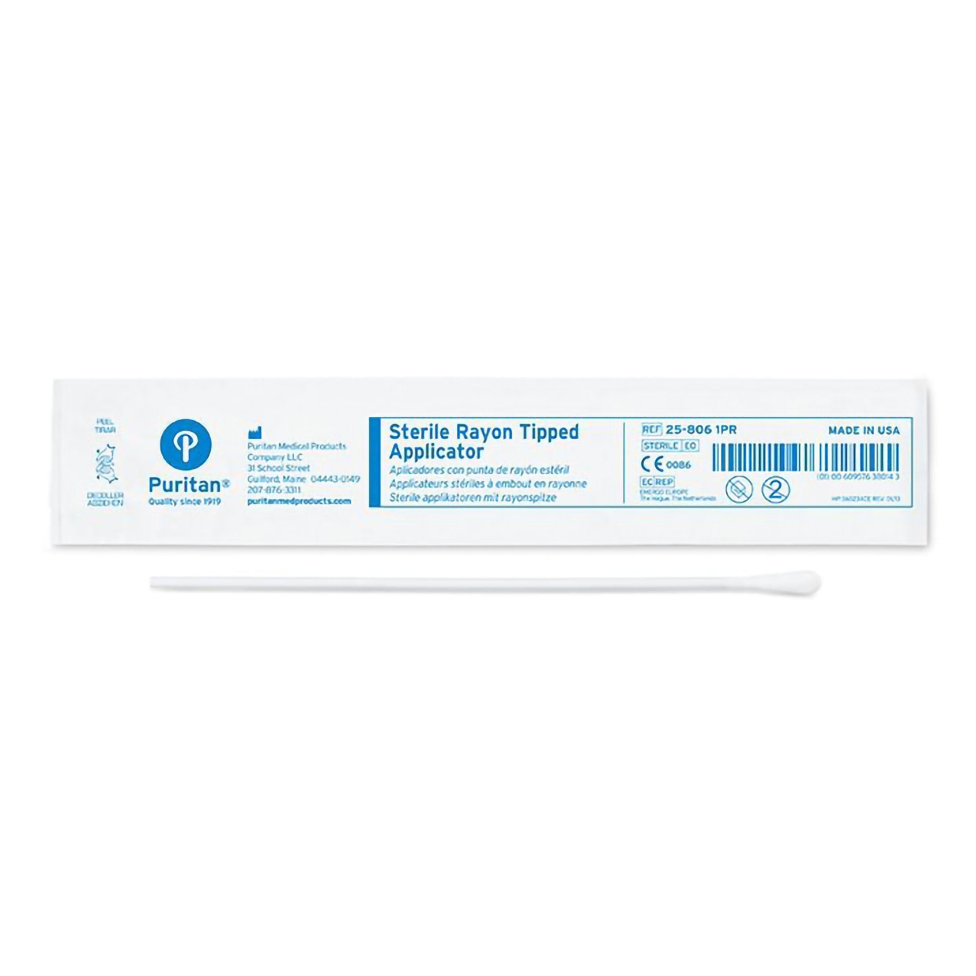 Puritan Specimen Collection Swab 6 Inch Length Sterile