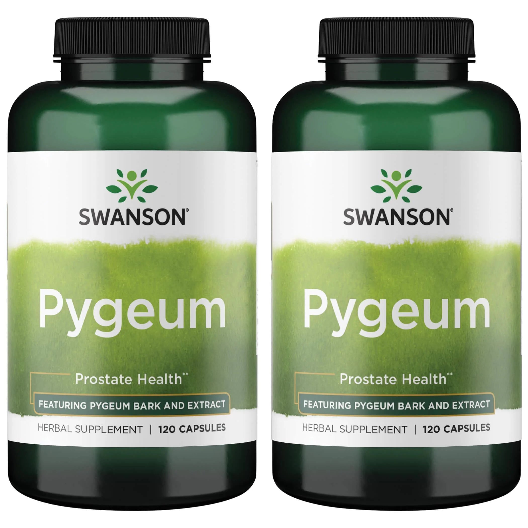 Pygeum Featuring Pygeum Bark and Extract 120 Caps 2 Pack