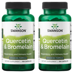 Quercetin & Bromelain Advanced Formula 100 Caps 2 Pack
