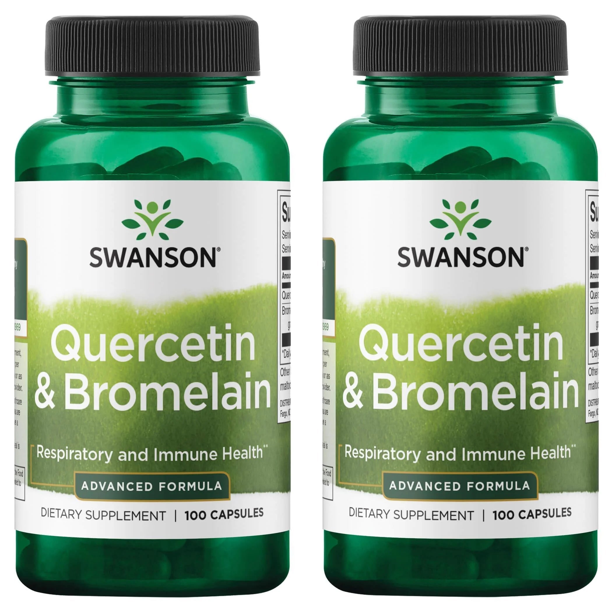 Quercetin & Bromelain Advanced Formula 100 Caps 2 Pack