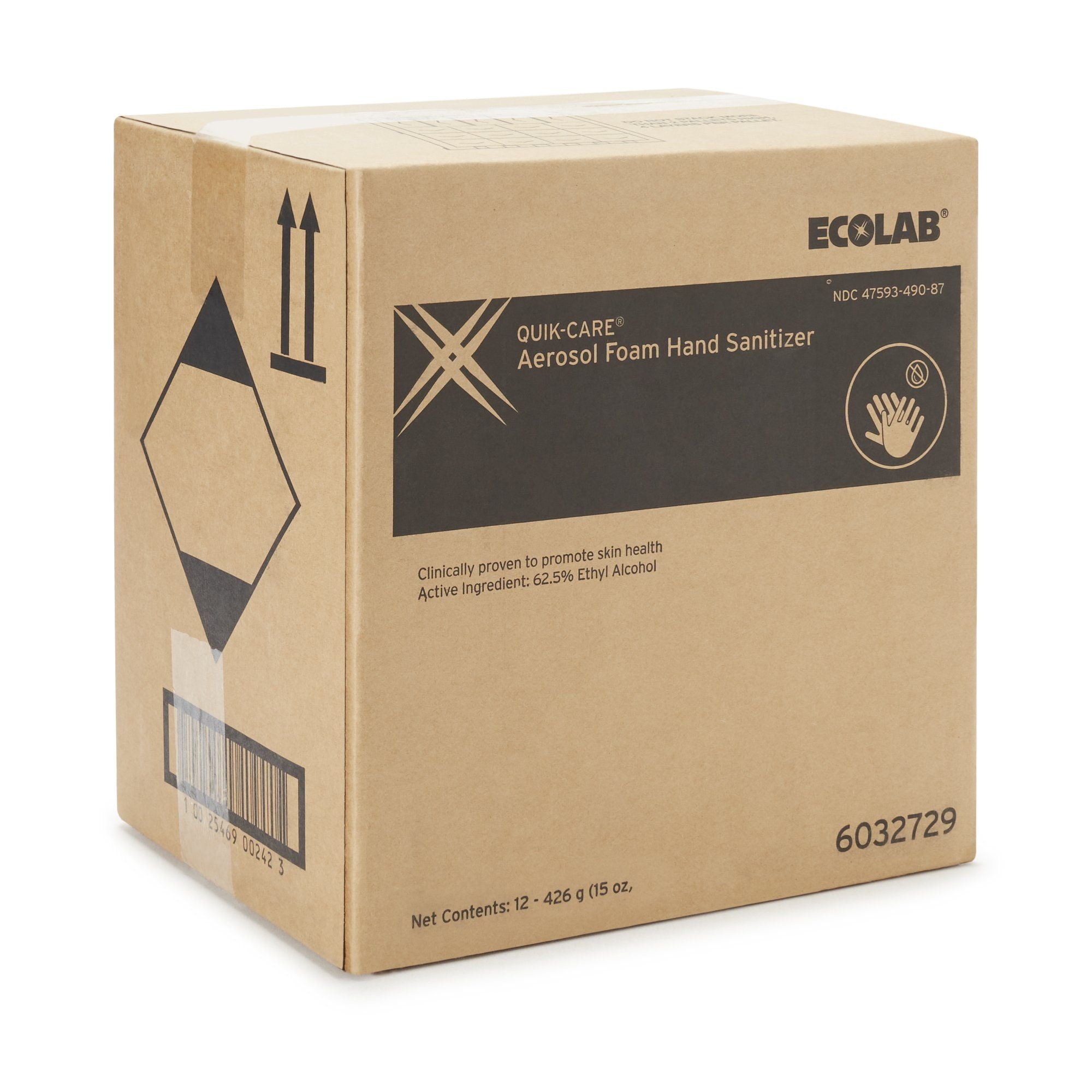 quik care foam hand sanitizer 15 oz aerosol can quik care hand sanitizer mk454651ea