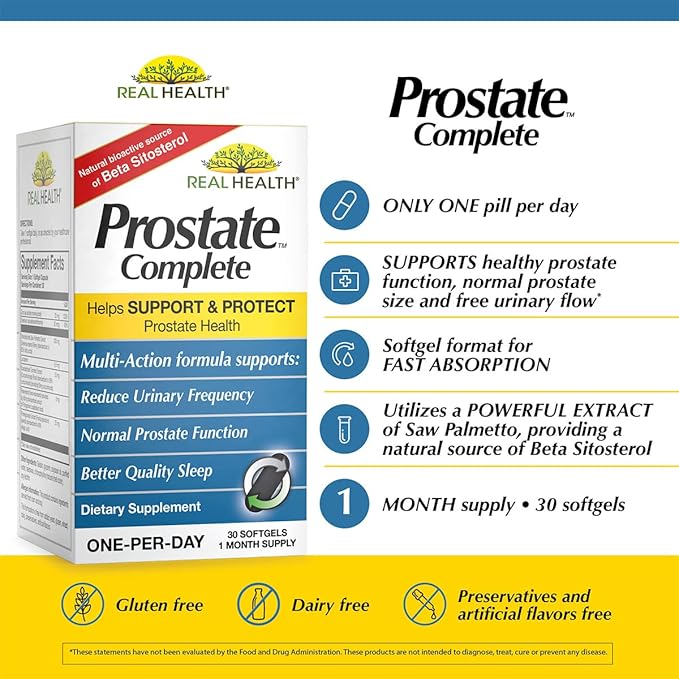 real health prostate complete 30 softgels