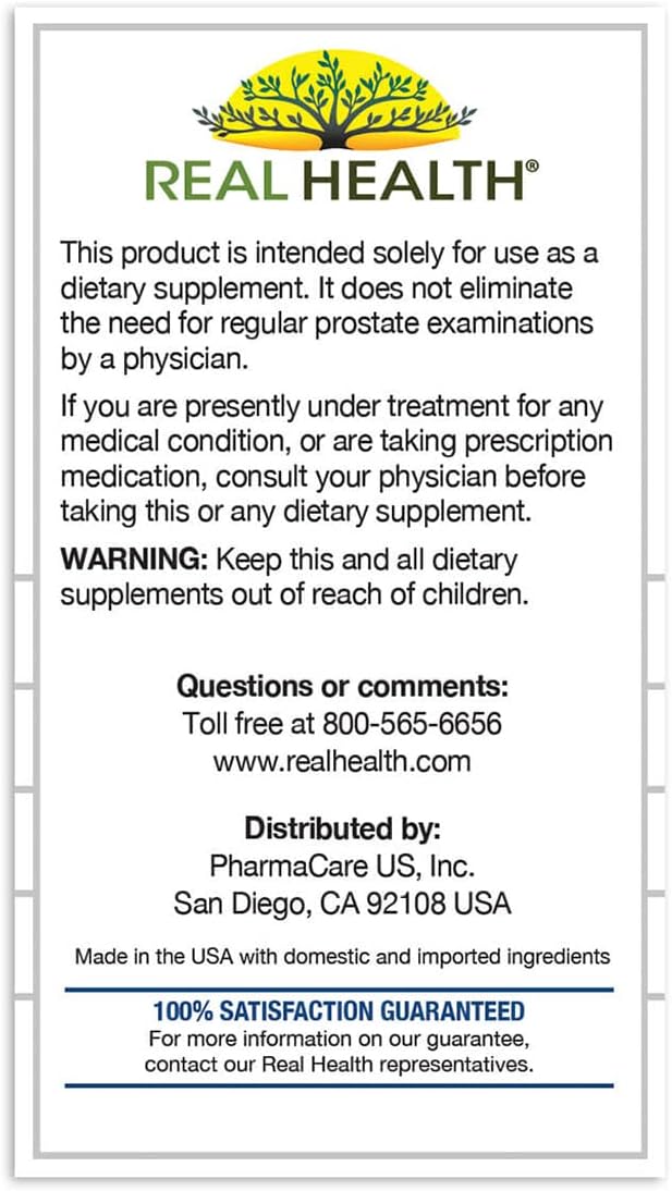 real health prostate complete 30 softgels