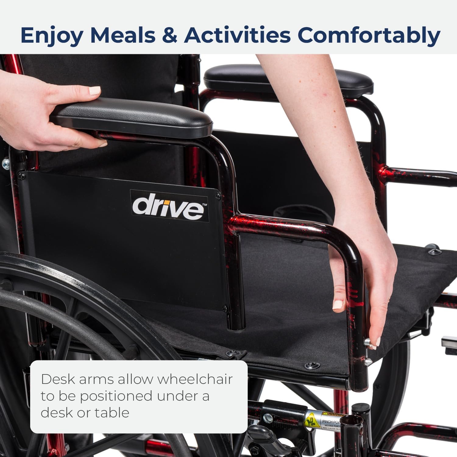 rebel lightweight wheelchair by drive medical