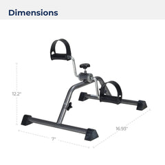 Resistive Pedal Exerciser Silver Vein Knocked-down