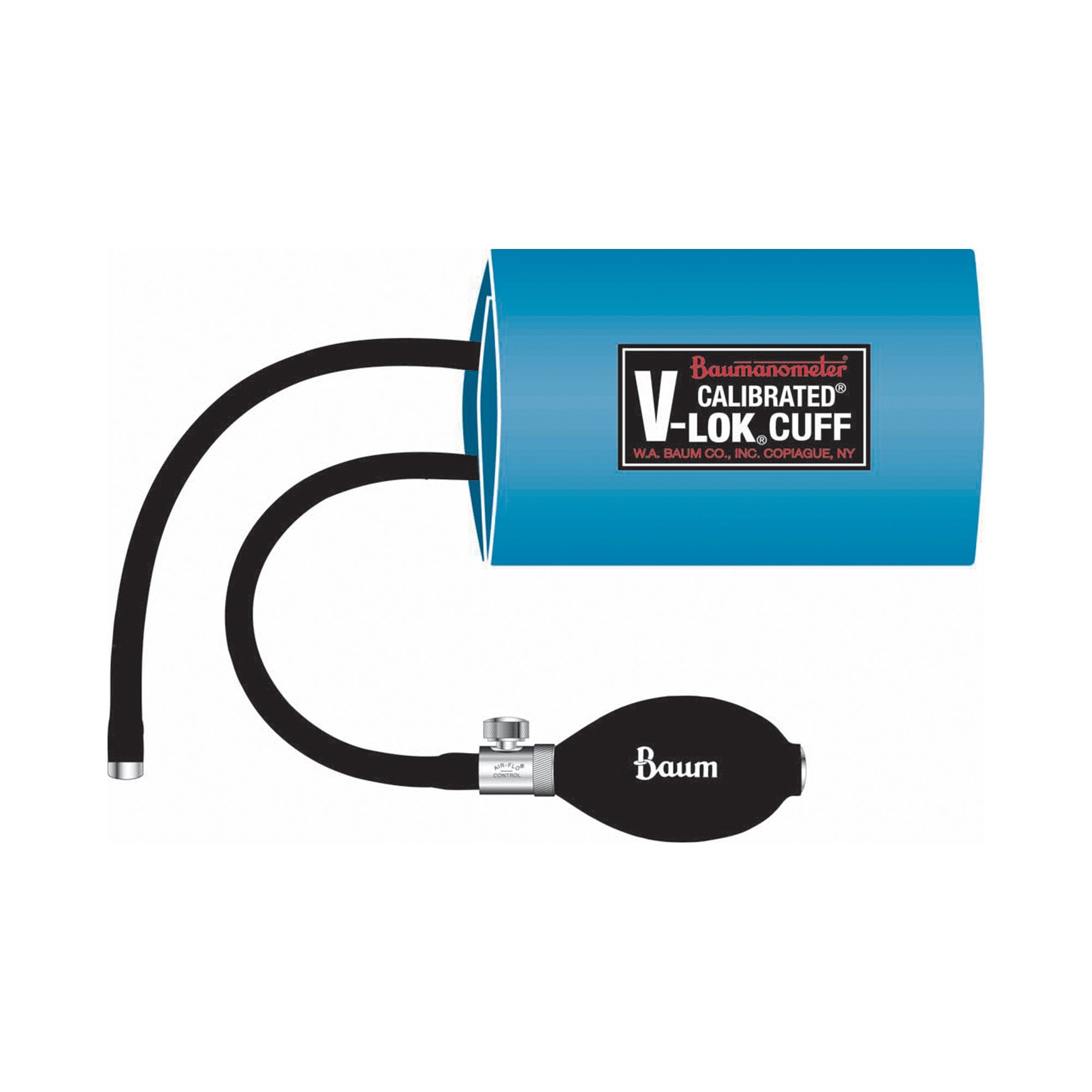 Reusable Blood Pressure Cuff and Bulb Calibrated V-Lok 46 to 66 cm Leg Polyester Fabric Cuff Thigh Cuff, Packaging Type- Each