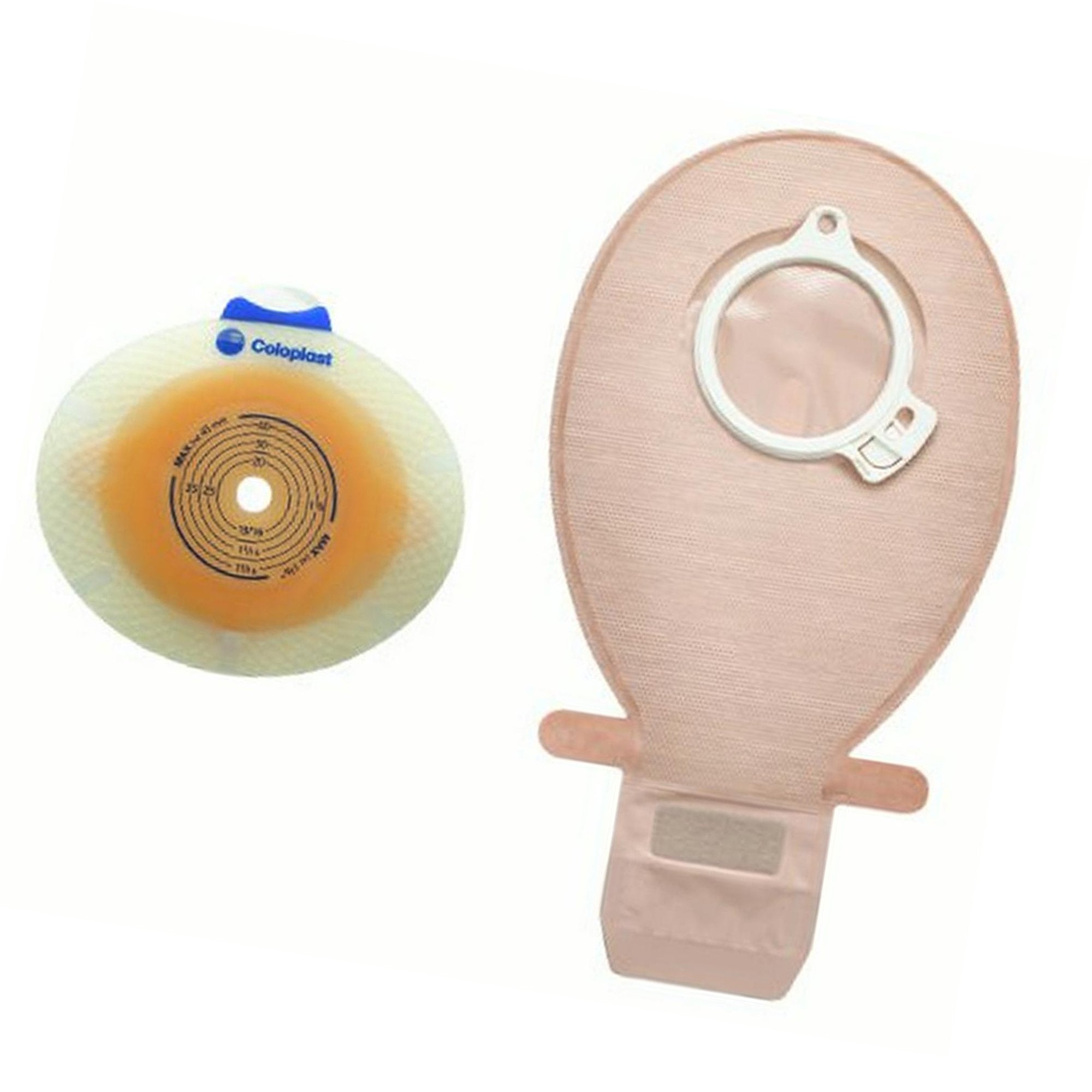 Ostomy Pouch SenSura Click Two-Piece System 8-1/2 Inch Length, Maxi Without Barrier Closed End