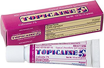 Topical Pain Relief Topicaine 5% Strength Lidocaine Topical Gel 10 Gram