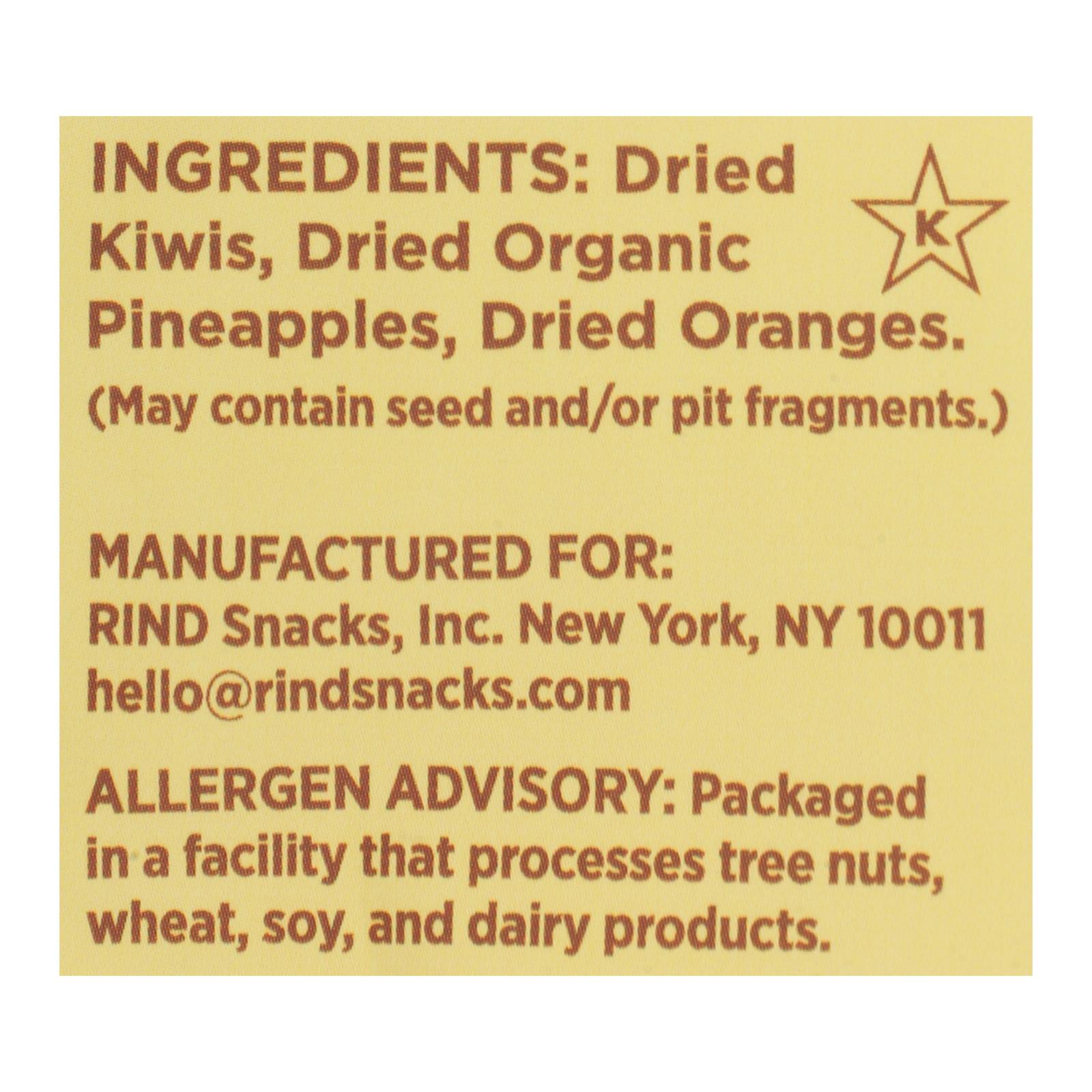rind snacks dried fruit blend tropical case of 12 3 oz
