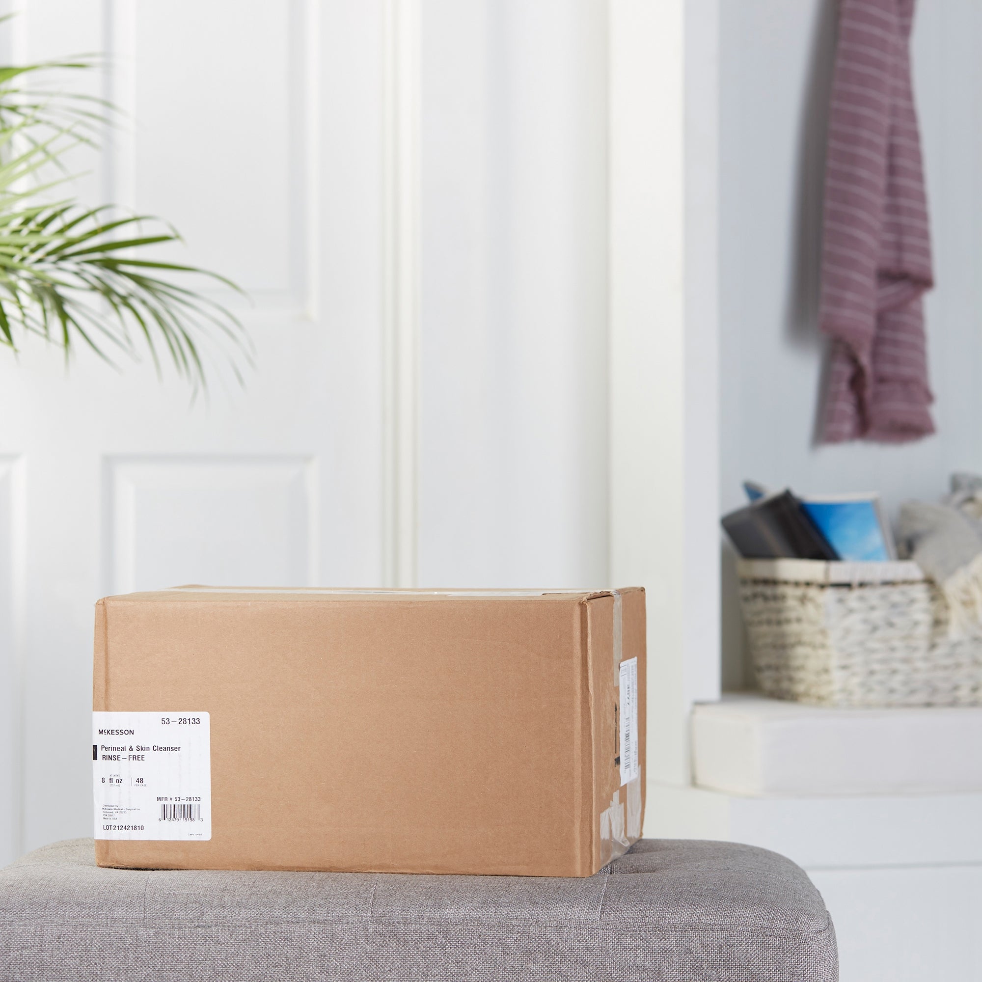 rinse free perineal wash mckesson liquid 8 oz pump bottle herbal scent packaging type case