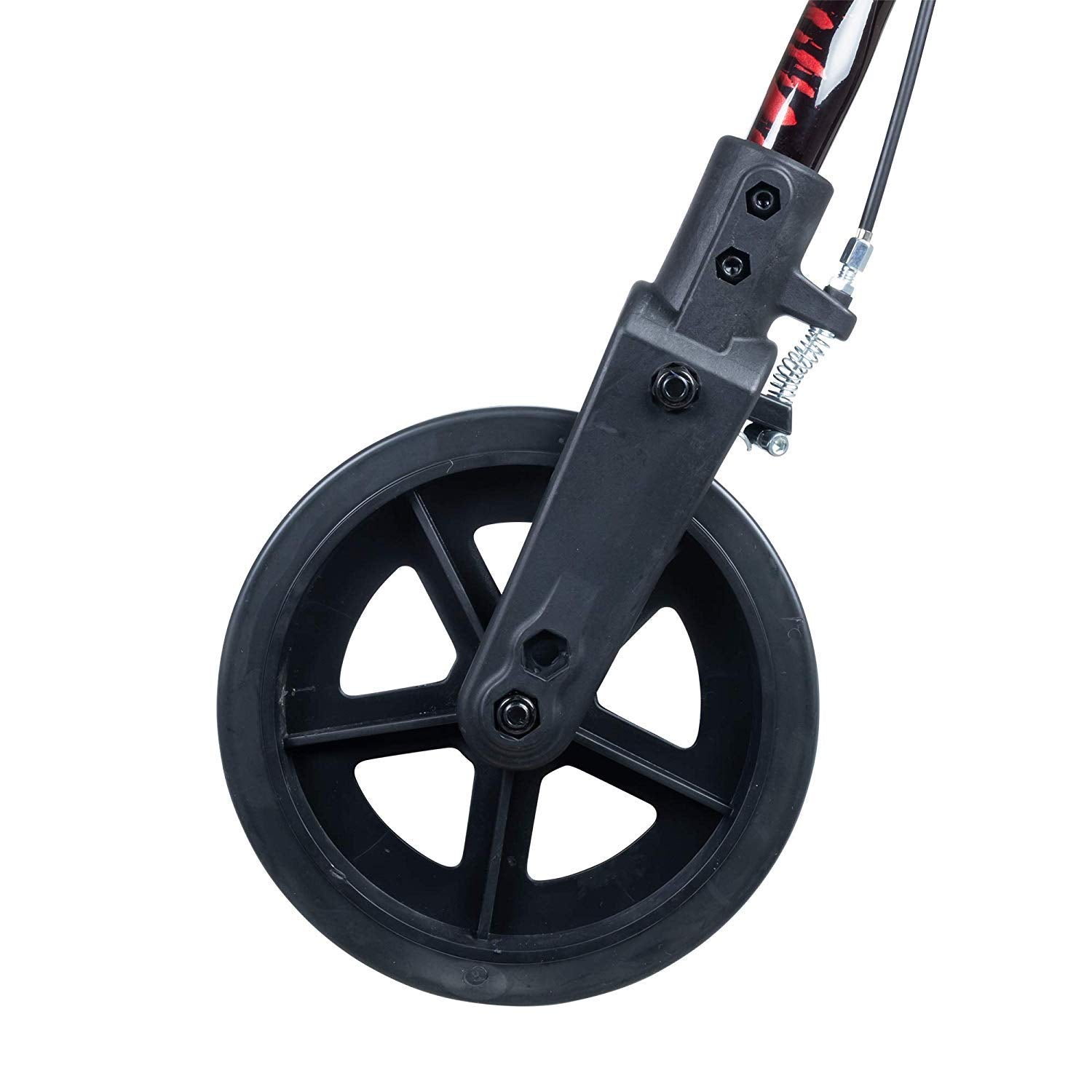 rollator alum flame purple with loop brakes pmi