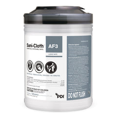 Sani Cloth AF3 Surface Disinfectant Cleaner Premoistened Germicidal Manual Pull Wipe 160 Count Canister Mild Scent NonSterile