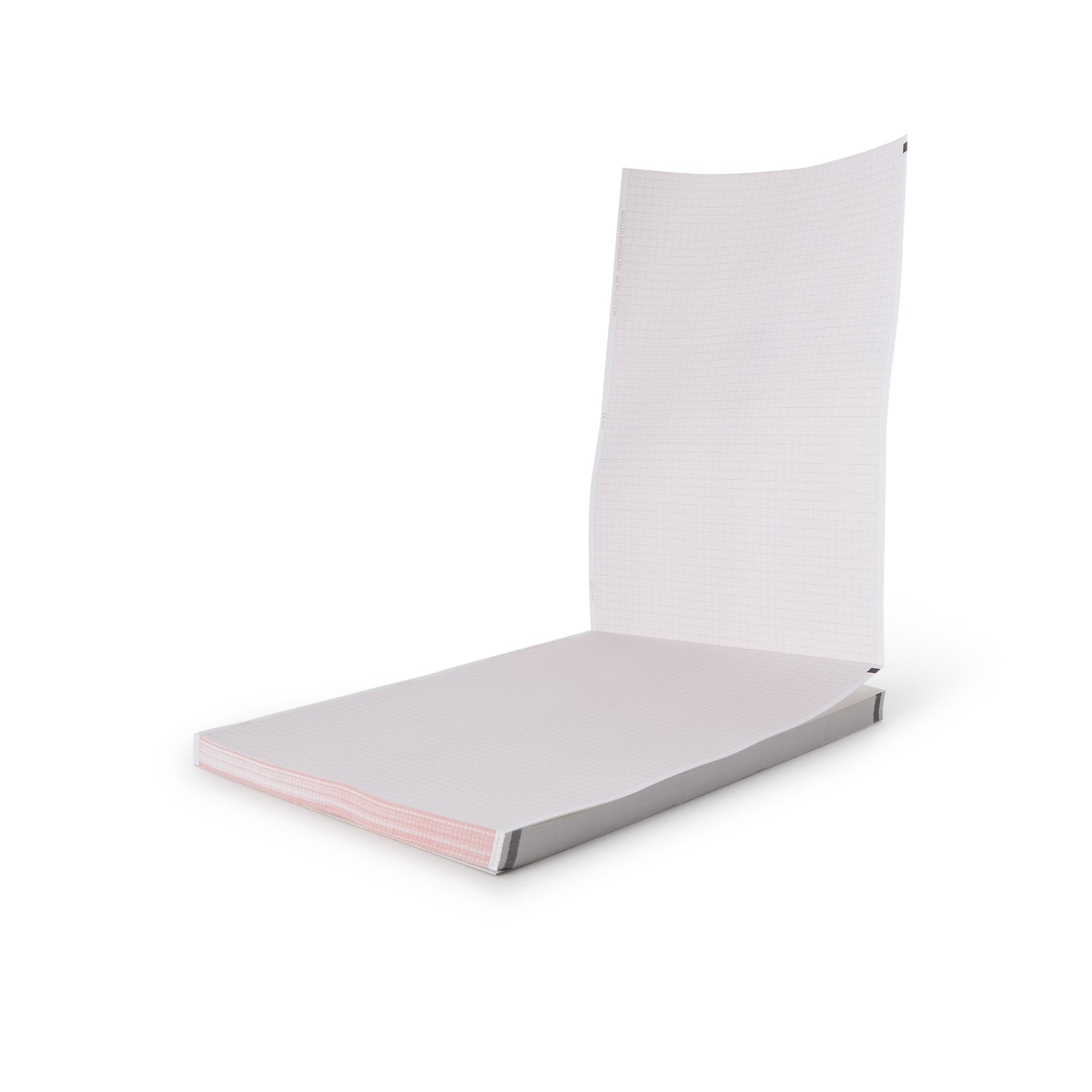 Recording Chart Paper Schiller Z Fold Red Grid