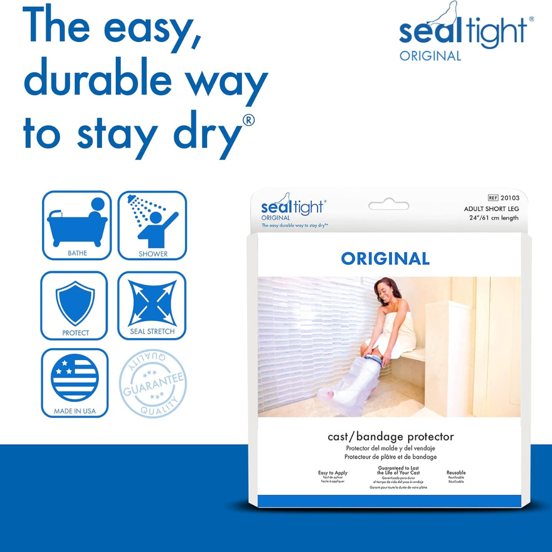 seal tight knee cast and bandage protector small