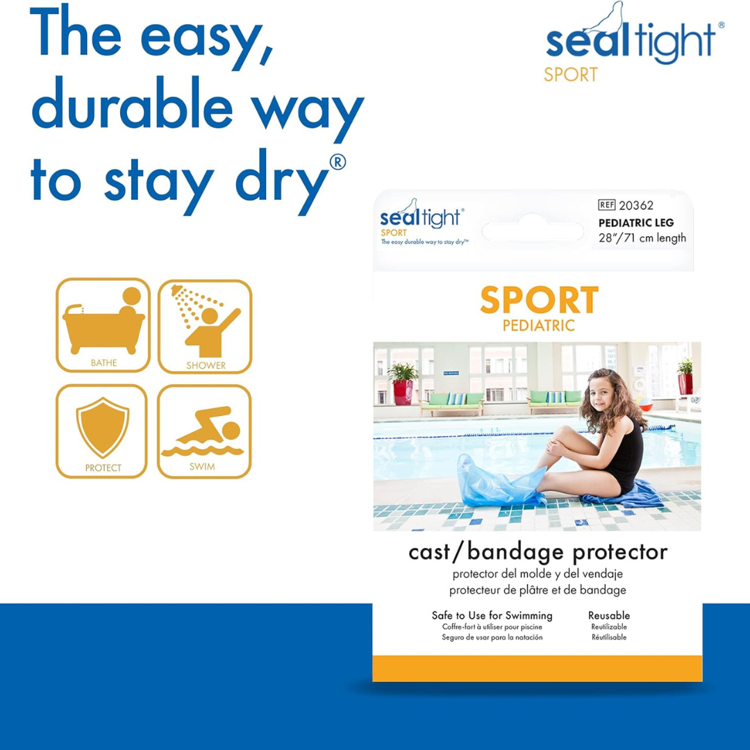 seal tight sport cast prot pediatric leg 28