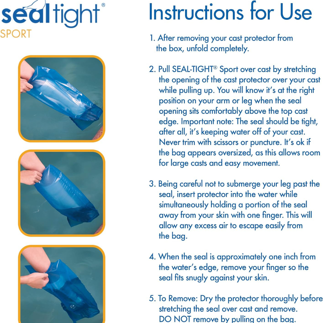 seal tight sport cast prot pediatric leg 28