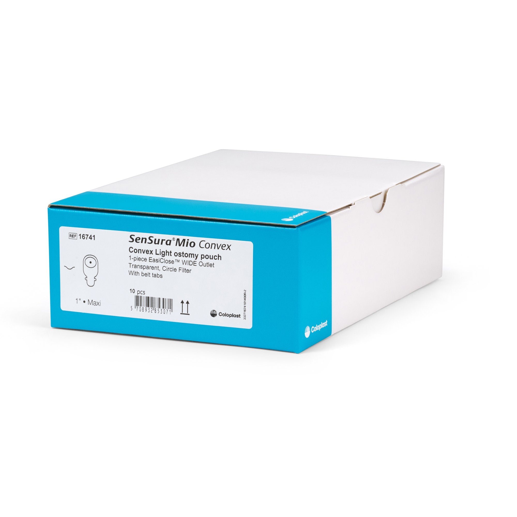 sensura mio convex light 1 piece transparent ostomy pouch 25mm stoma sensura mio convex ostomy pouch mk1004613bx