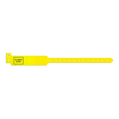 Identification Wristband Sentry SuperBand Alert Band Permanent Snap Allergy Alert