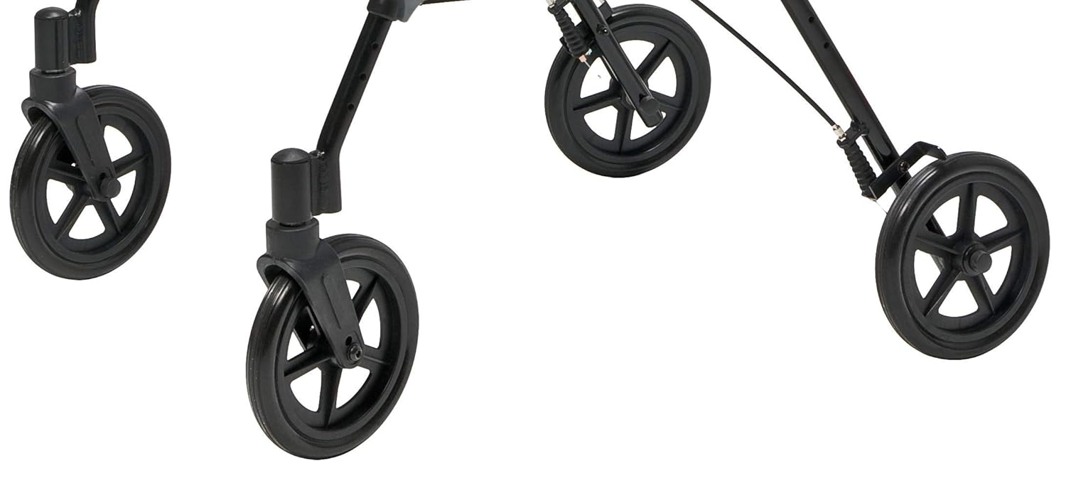 set n go wide rollator ht adj burgundy