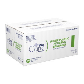 sheer plastic adhesive bandages sterile 11
