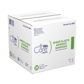 sheer plastic adhesive bandages sterile 7