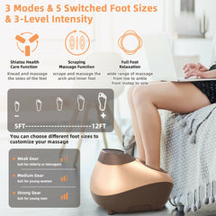 Shiatsu Foot Massage Machine with Air Compression