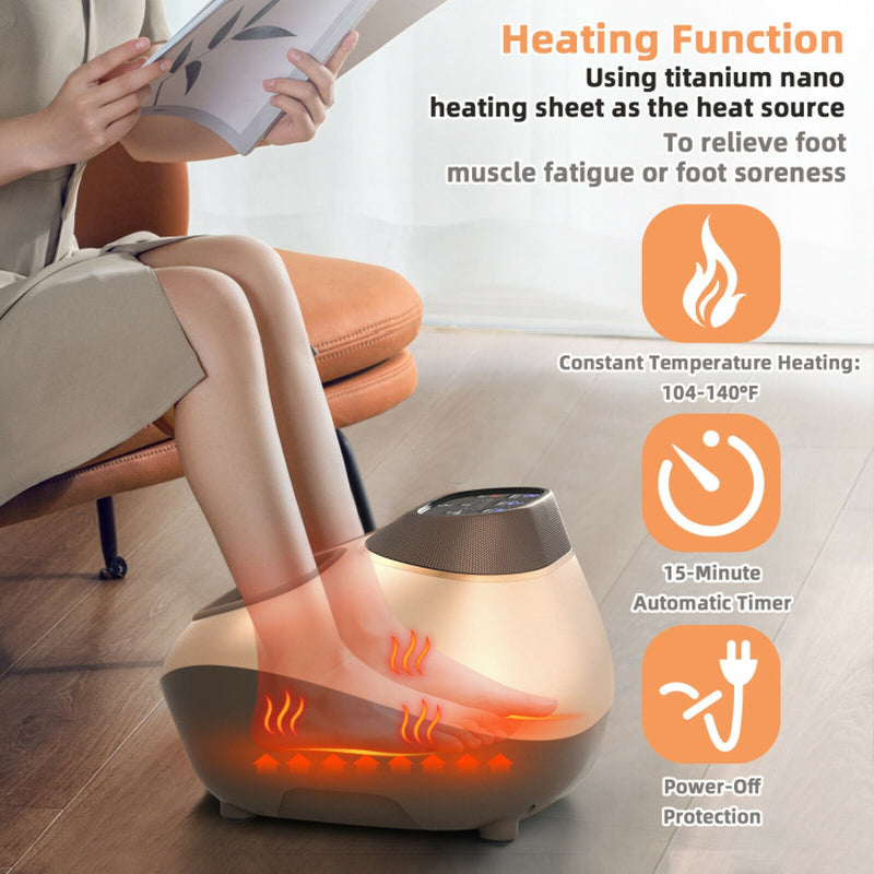 Shiatsu Foot Massage Machine with Air Compression