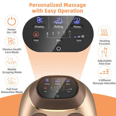 Shiatsu Foot Massage Machine with Air Compression