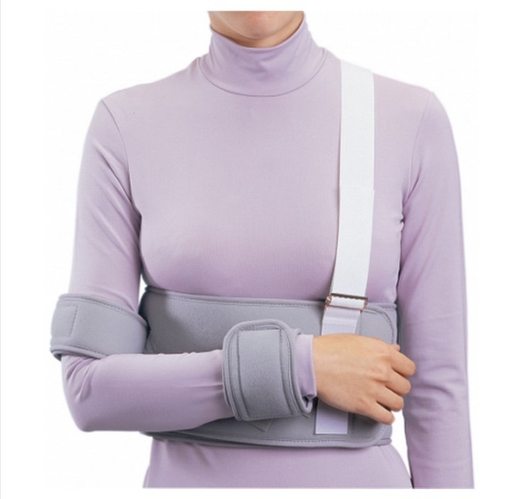 Shoulder / Arm Immobilizer PROCARE One Size Fits Most Fiber Laminate Contact Closure Left or Right Arm