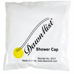 Shower Cap DawnMist One Size Fits Most Clear, Packaging Type- Box