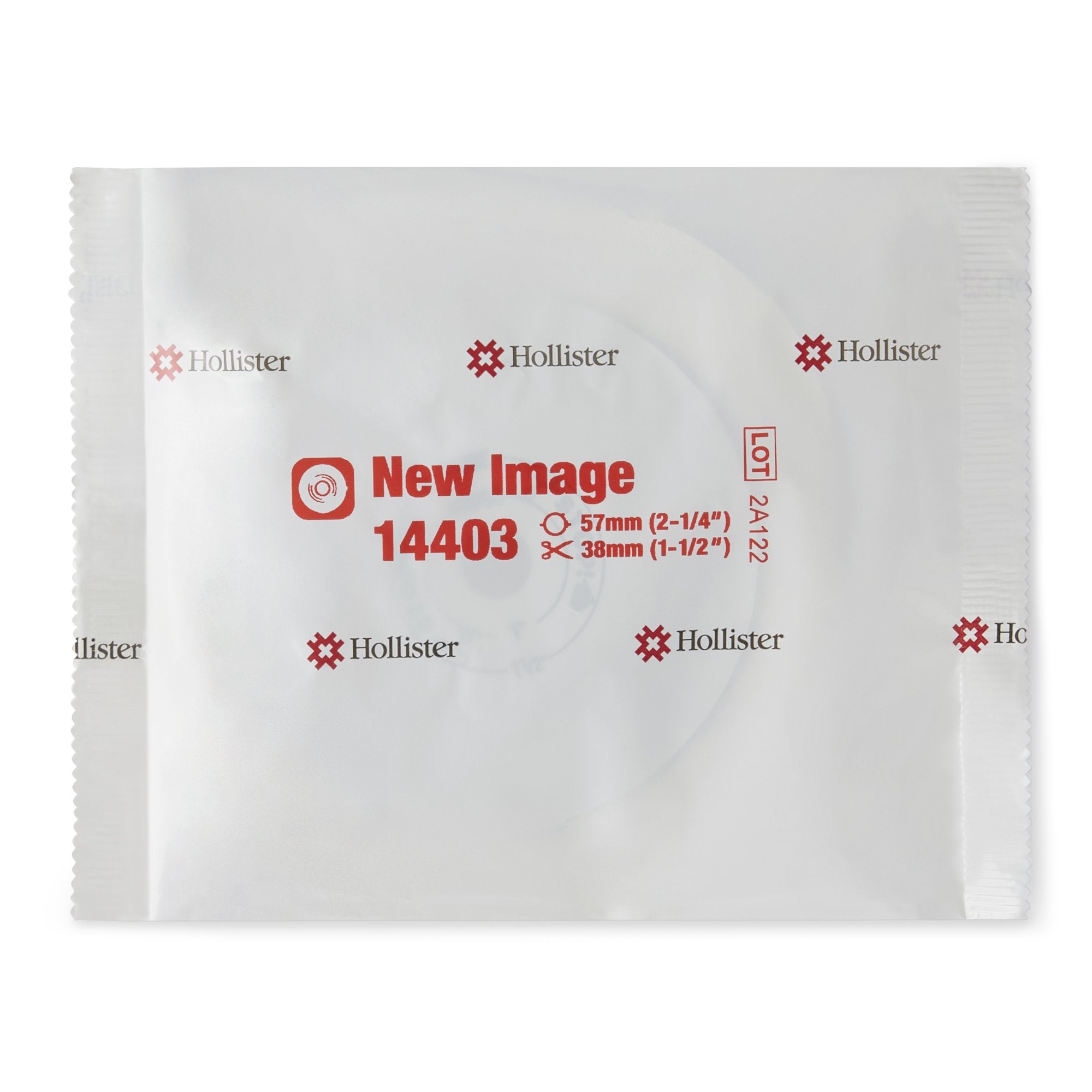 Ostomy Barrier FlexWear Trim to Fit, Standard Wear Adhesive Tape 57 mm Flange Red Code System Hydrocolloid Up to 1 1/2 Inch Opening